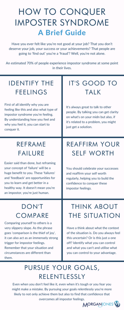 How To Conquer Impostor Syndrome Infographic